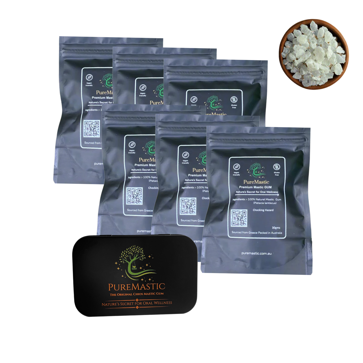 PureMastic Gum Hexapack