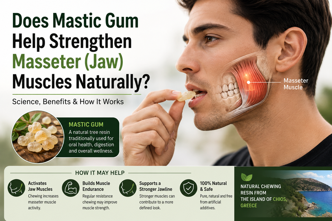 Does Mastic Gum Help Strengthen Masseter (Jaw) Muscles Naturally?